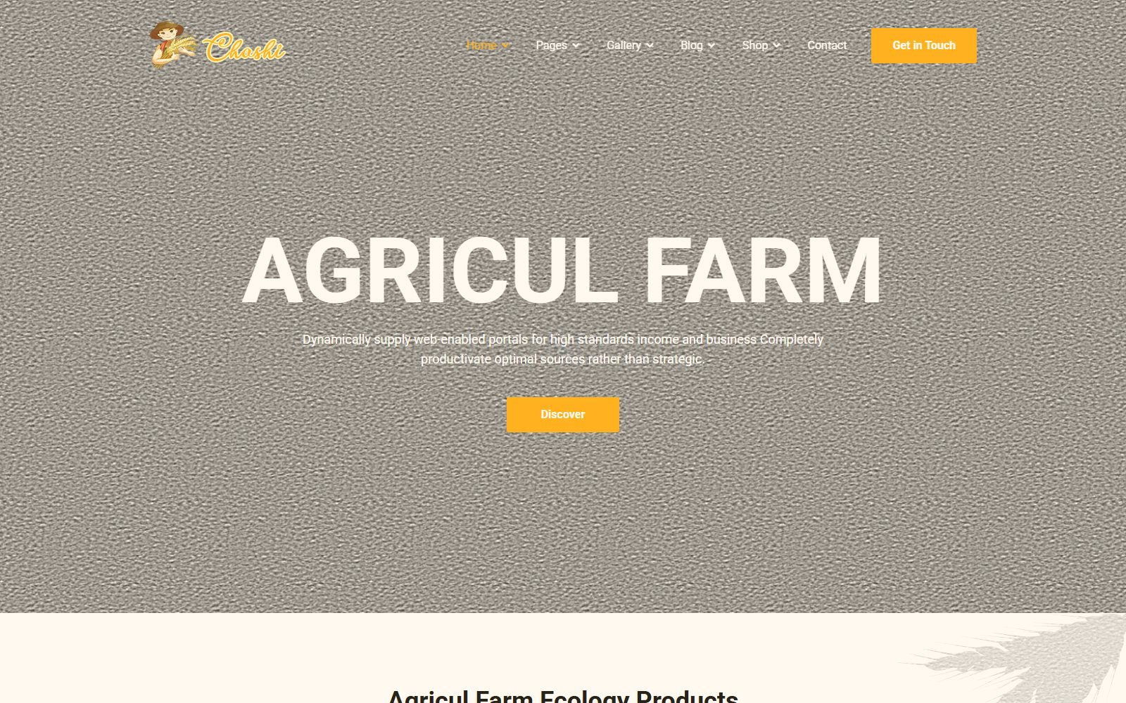 Agriculture Organic Food