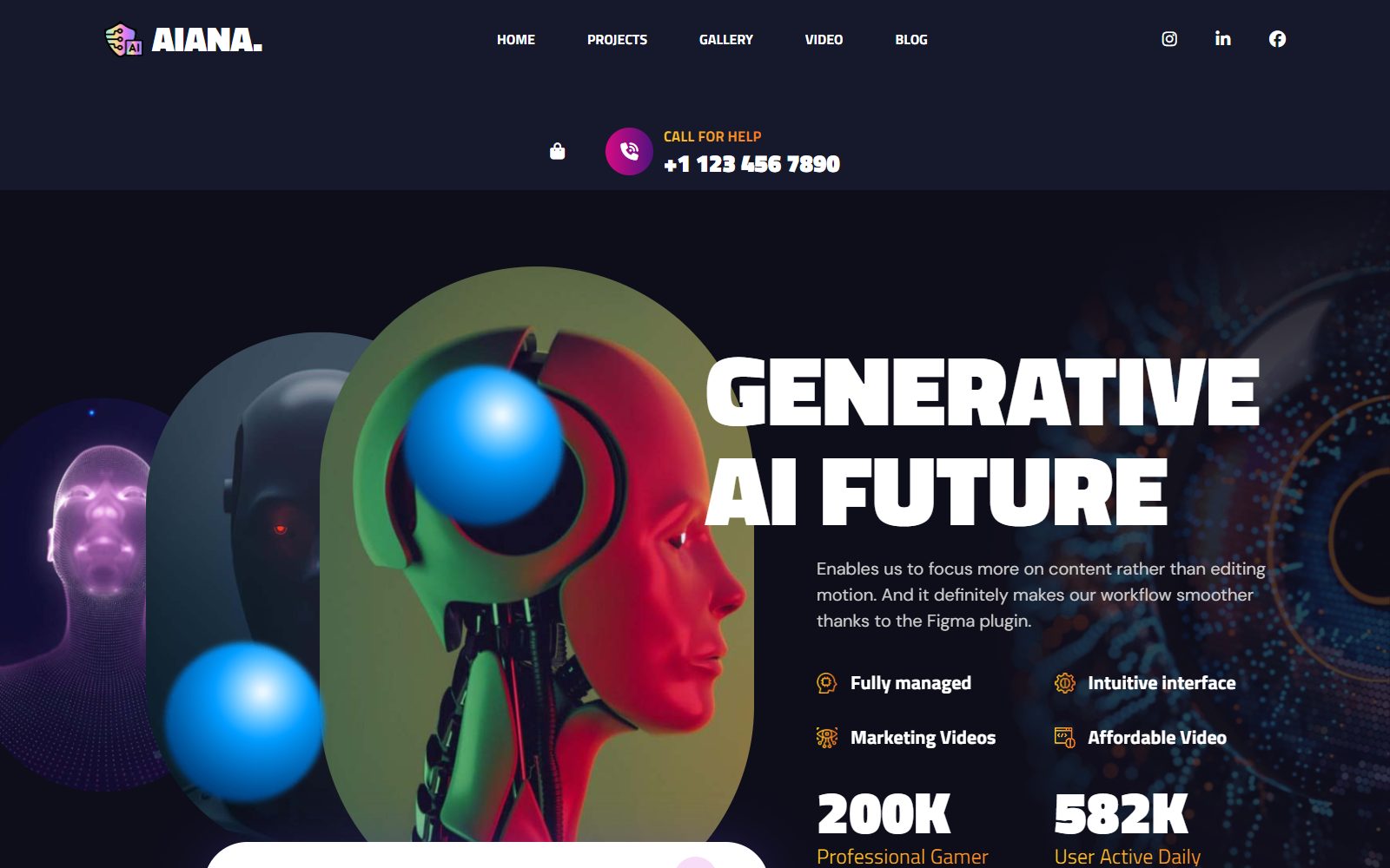 Aiana Ai Landing Startup