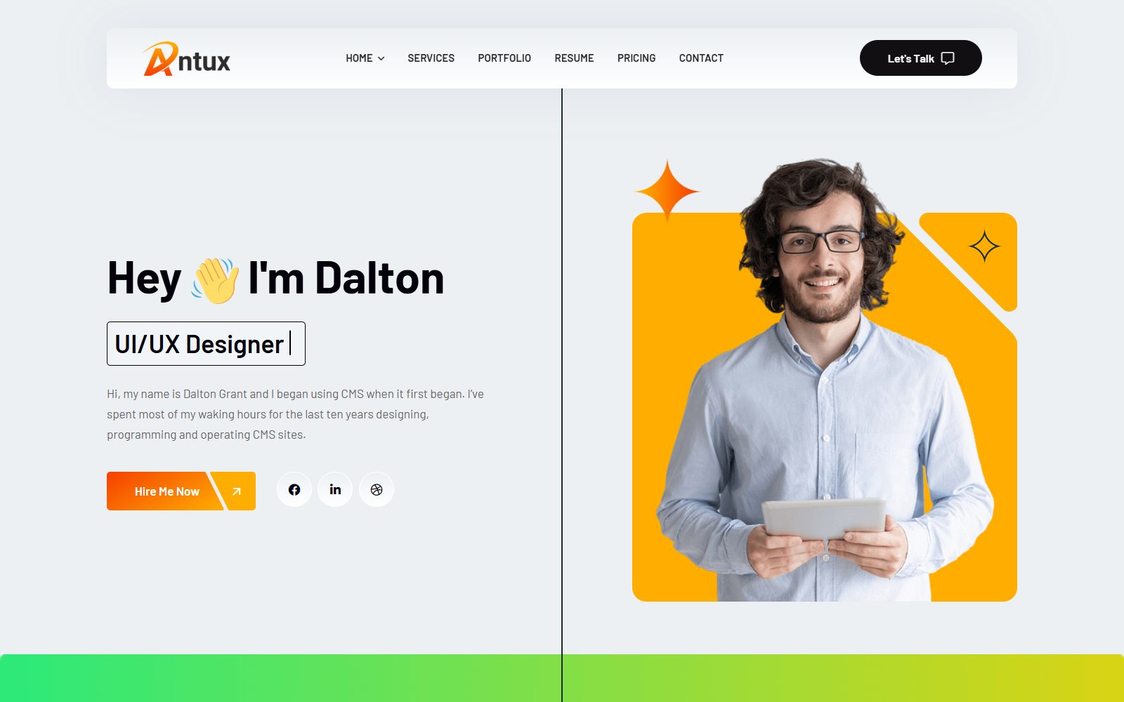 Antux Personal Portfolio