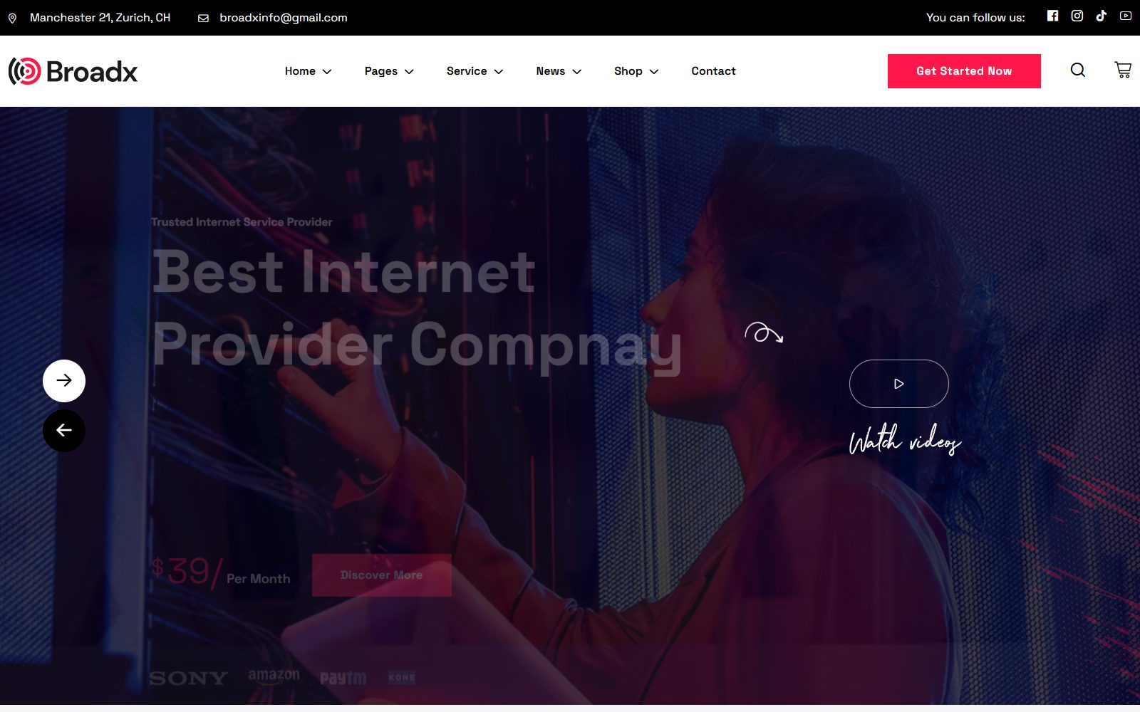 Broadx Internet Provider Services